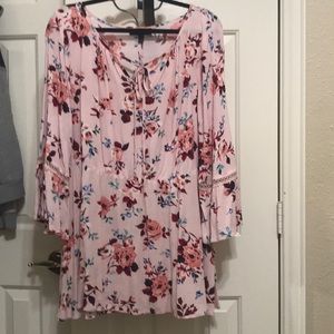 Lane Bryant flowy peasant top size 18/20